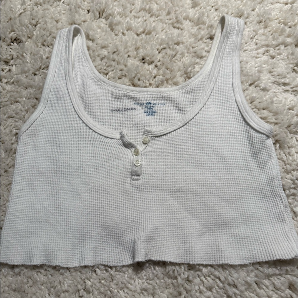 Brandy Melville White Crop Top